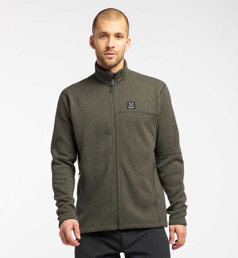 Haglöfs Mens Swook Fleece Navy New Zealand 85260UJKN